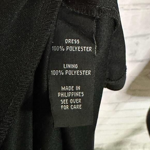 A. Byer Multi-colored Patterned Knee Length Dress with Belt, Medium, Pre-owned - Picture 6 of 7